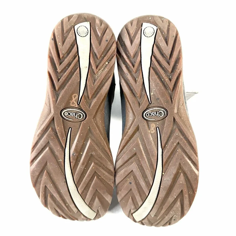 Chaco Hopi Castlerock Waterproof Nubuck Leather & Wool Boots grey size 9